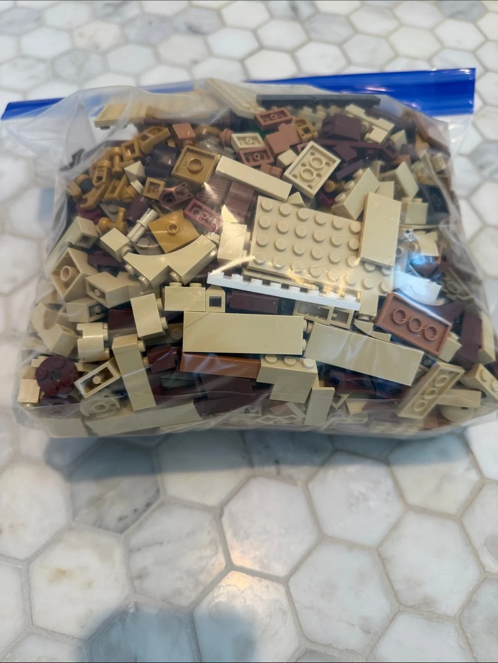 LEGO LOT Miscellaneous Brown & Tan Building Bricks